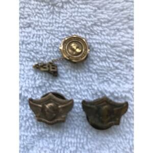 Washinton DC, 3 Pinbacks-Municipal Playground-1936 Jefferson Jr High School